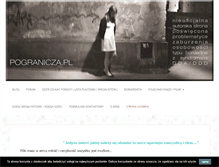 Tablet Screenshot of pogranicza.pl